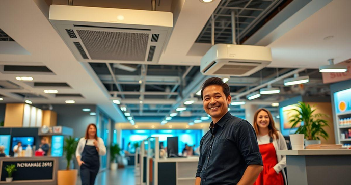 Soluções Eficientes para Climatização de Ambientes Comerciais que Aumentam o Conforto e a Produtividade Soluções Eficientes para Climatização de Ambientes Comerciais que Aumentam o Conforto e a Produtividade