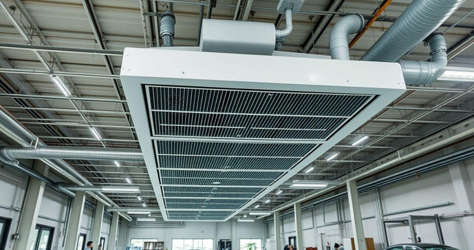 Climatizador Evaporativo Industrial de Teto Aumenta Conforto e Produtividade Climatizador Evaporativo Industrial de Teto Aumenta Conforto e Produtividade