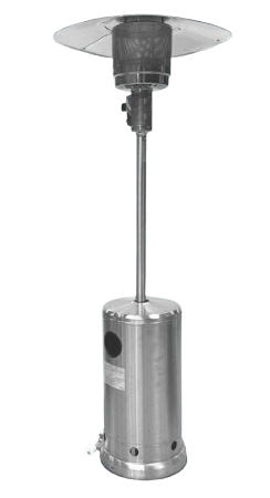 AQUECEDOR DE PÁTIO À GÁS - CHAPÉU